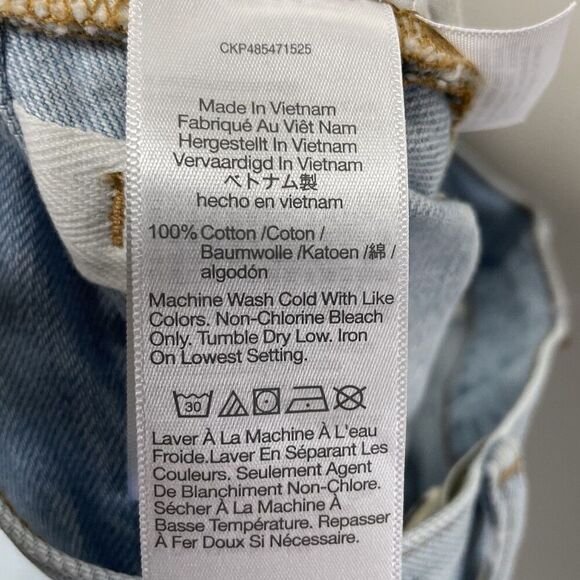 MADEWELL Wide Leg Crop Jeans Women 23 Perfect Vintage High Rise Cotton NQ158 - Picture 15 of 16